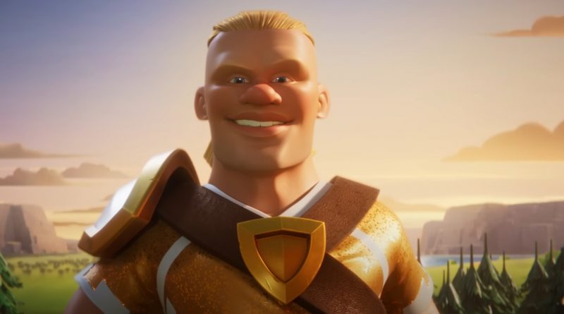 Erling Haaland, hayranı olduğu Clash of Clans oyununa ‘Barbar Kral’ karakteriyle geliyor