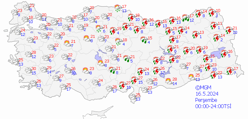 Hafta sonuna Afrika tozları kapıda! 16 Mayıs Perşembe hava durumu İstanbul, Ankara, İzmir! 1