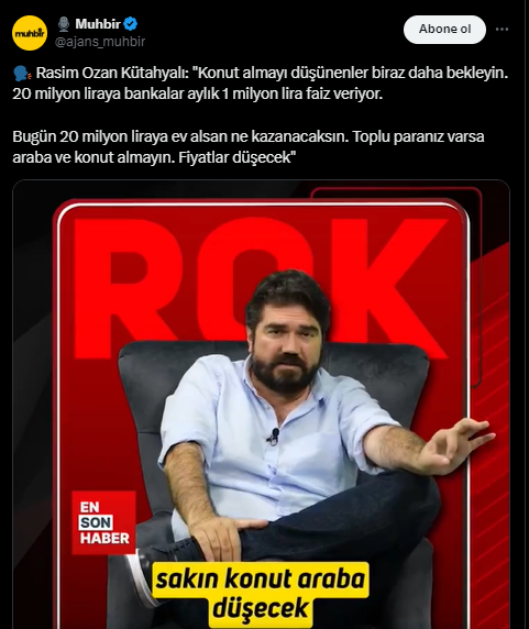 Rasim Ozan Kütahyalı ekonomist oldu! "Konut fiyatları düşecek mi?" sorusunu cevapladı 3