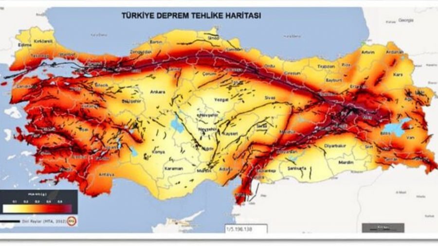 Antalya’da 3 Tehlikeli Fay Bulunuyor! İşte Antalya Deprem Risk Haritası