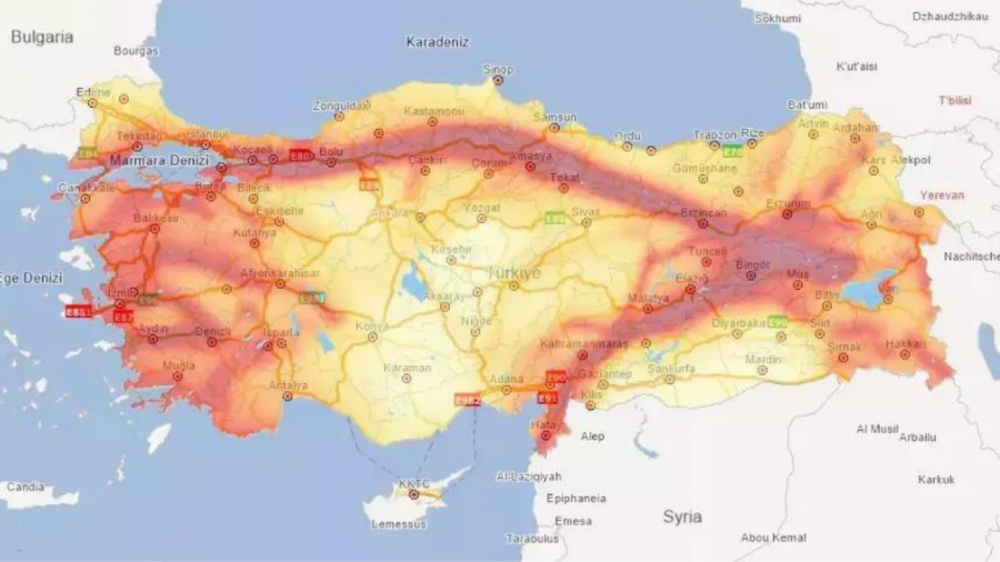 Antalya’da 3 Tehlikeli Fay Bulunuyor! İşte Antalya Deprem Risk Haritası