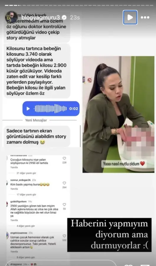 Özlem Öz gerçekten hamile miydi? Sahte doğum ve taşıyıcı anne iddiaları sonrası açıklama 5