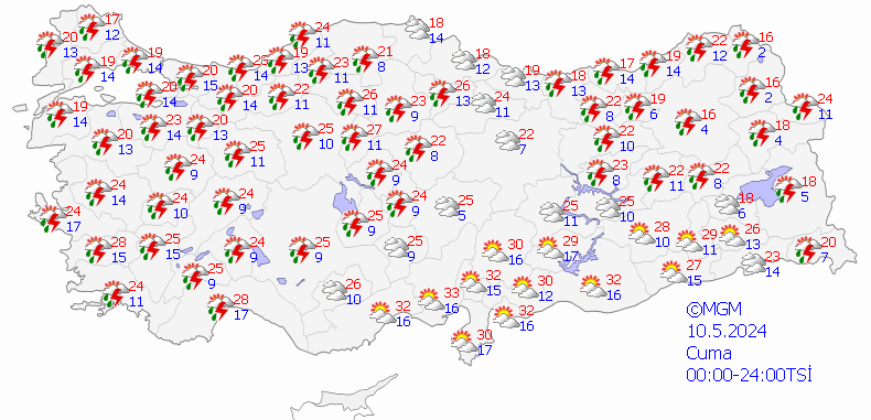 Meteoroloji tarih verdi, kara bulutlar geri geliyor! 1O Mayıs Cuma İstanbul, Ankara, İzmir hava durumu 3