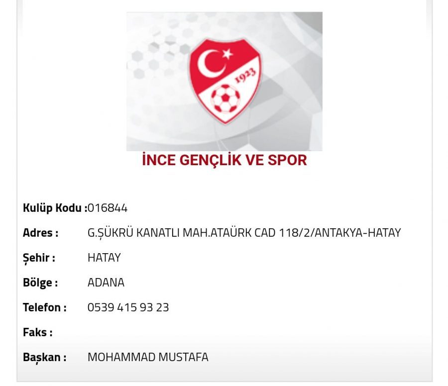 Hatay’da Suriyelilerin Kurduğu Futbol Takımı Bölgesel Amatör Lig’e çıktı