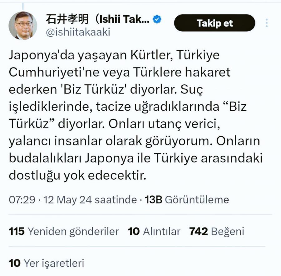 Japonya Bölücü Terör örgütü Pkk’nın Faaliyetleri Nedeniyle Tüm Varlıklarını Dondurdu