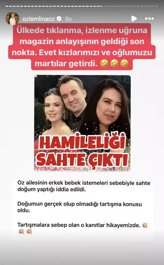 Özlem Öz gerçekten hamile miydi? Sahte doğum ve taşıyıcı anne iddiaları sonrası açıklama 7