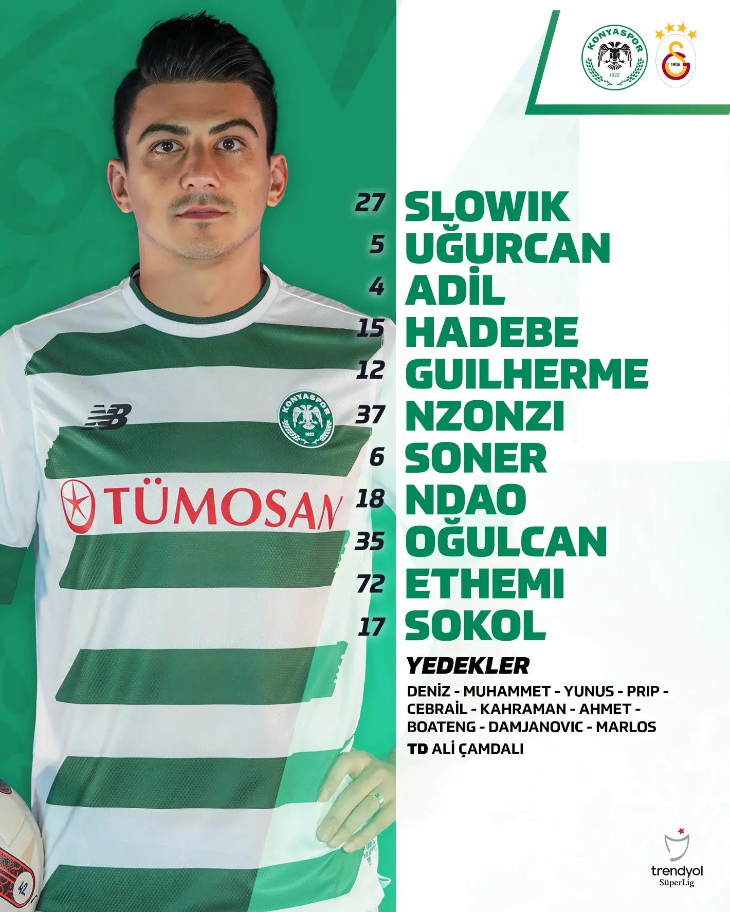 Konyaspor ilk 11