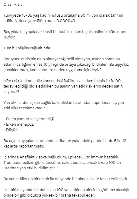 Ücretsiz Uygulama Başlamışken Doktorları Ters Düşüren Iddia: Hpv Aşısının Yan Etkileri Mi Var?