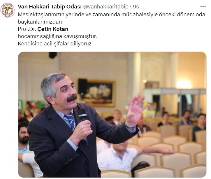 Ünlü Doktor Çetin Kotan Kalp Krizi Geçirdi! Çetin Kotan Sağlık Durumu Nasıl?