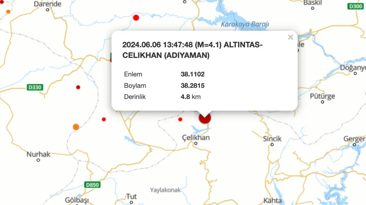 Adıyaman'da deprem mi oldu?