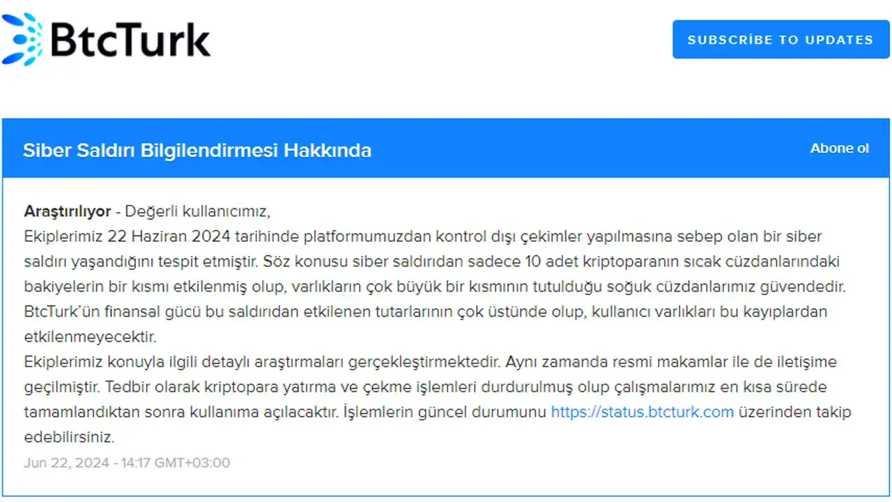 BTCTurk hacklendi mi ?