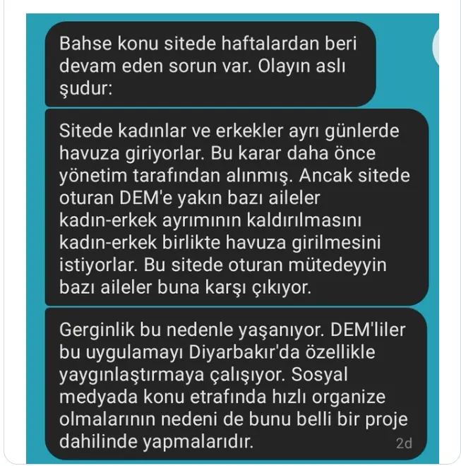 Diyarbakır’da Site Havuzuna Girmek Isteyen Kadınlarla çıkan Kavganın Aslı Ortaya çıktı