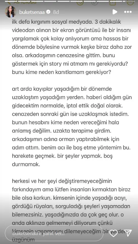 Buket Sena Özdemir kimdir? Buket Sena hangi arkadaşı öldü? Buket Sena Özdemir Instagram hesabı ne