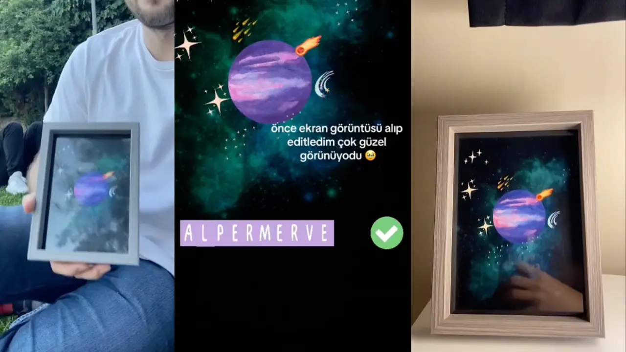 İsimden Galaksi Tablosu Oluşturma Tiktok’ta Viral Oldu! İsim Galaksisi Efekti Ile Sevgilinize Hediye Hazırlayın