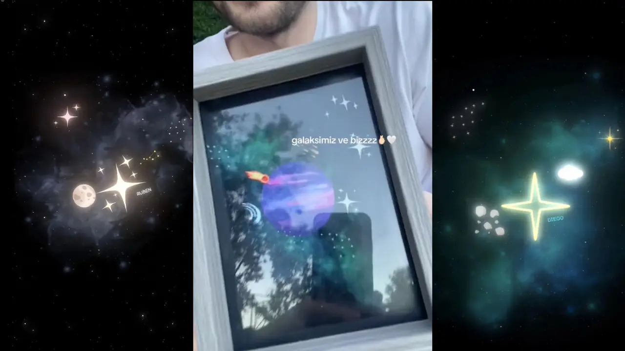 İsimden Galaksi Tablosu Oluşturma Tiktok’ta Viral Oldu! İsim Galaksisi Efekti Ile Sevgilinize Hediye Hazırlayın