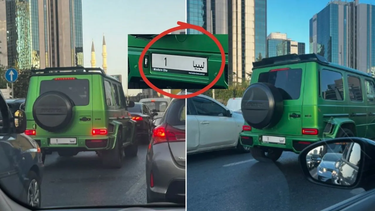 İstanbul’da Görülen 1 Plakalı Yeşil Mercedes Brabüs’ün Plaka Değeri Dudak Uçuklattı! Hangi ülkeden geldi?