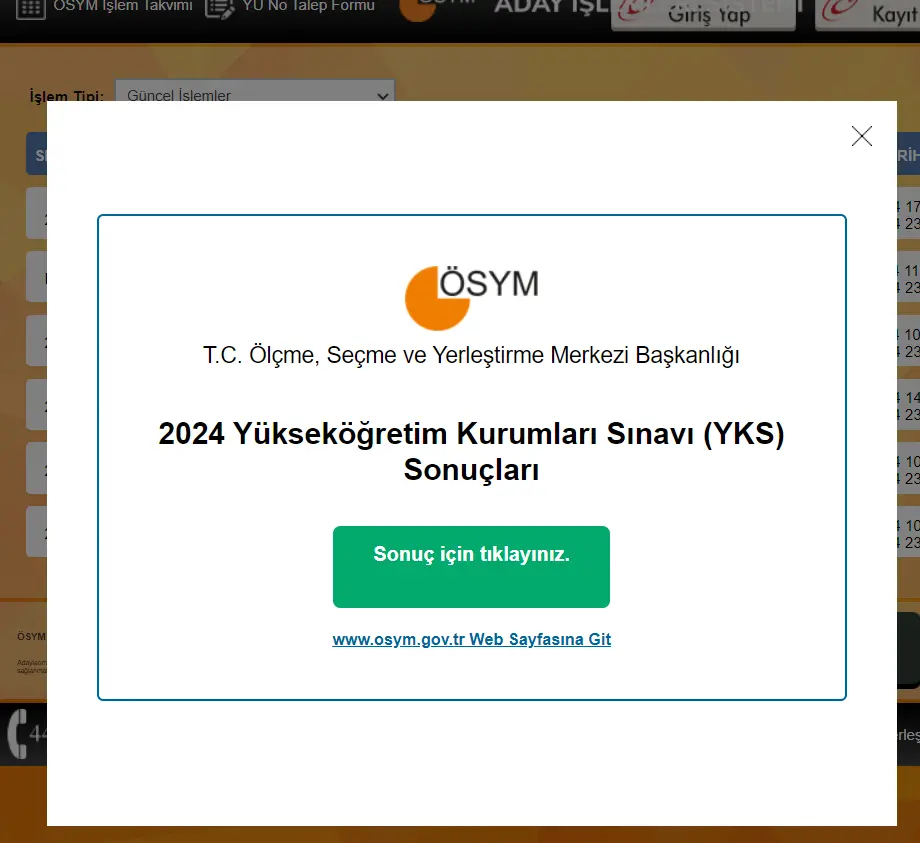 Üniversite tercihleri ne zaman? YKS sonuç sorgulama sayfası, ÖSYM aday şifresi nedir?