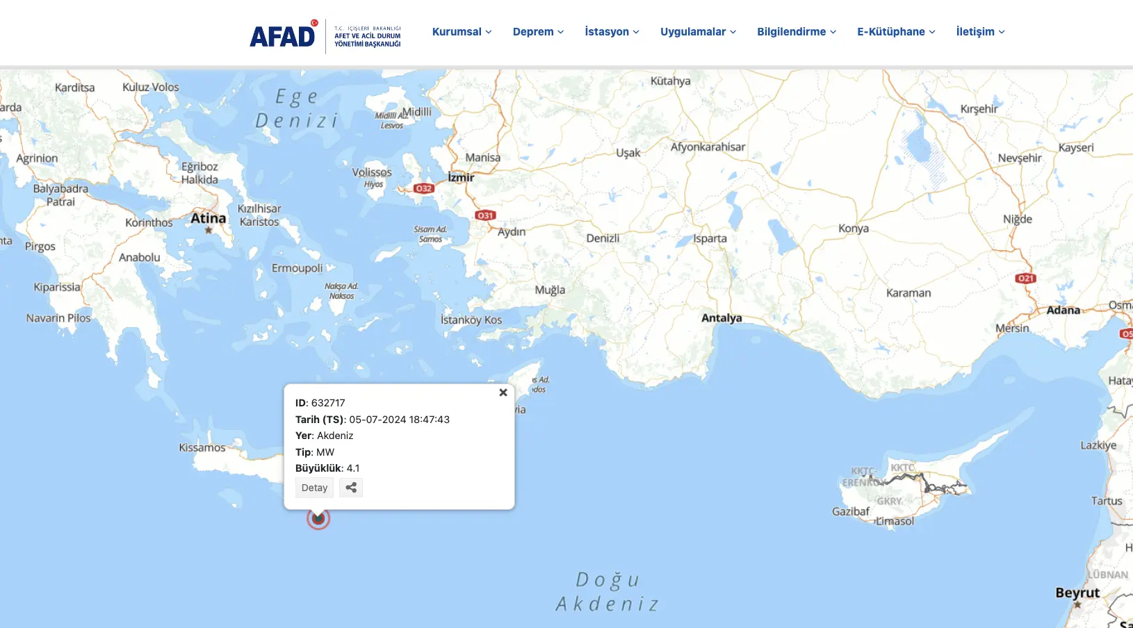 Aydın'da deprem oldu mu 