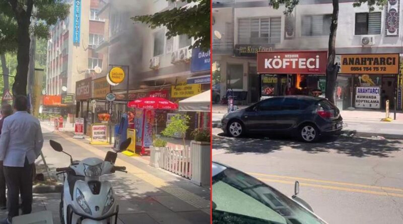 Ankara'da bir köftecide mutfak tüpünün patlamasıyla 2 kişi yaralandı 7