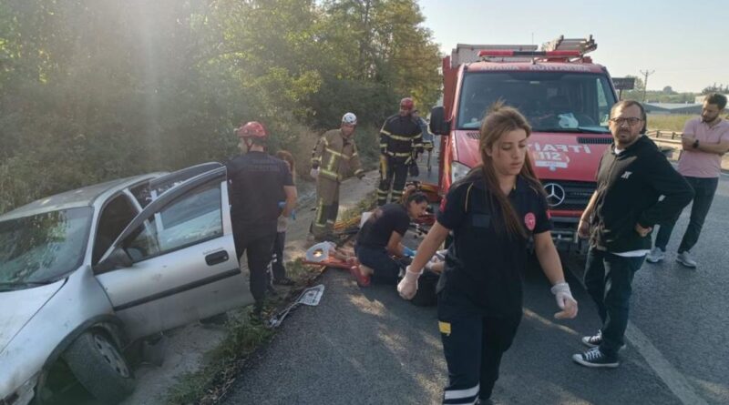 Bursa'da feci kaza! Otomobil kanala uçtu, ölü ve yaralılar var 6