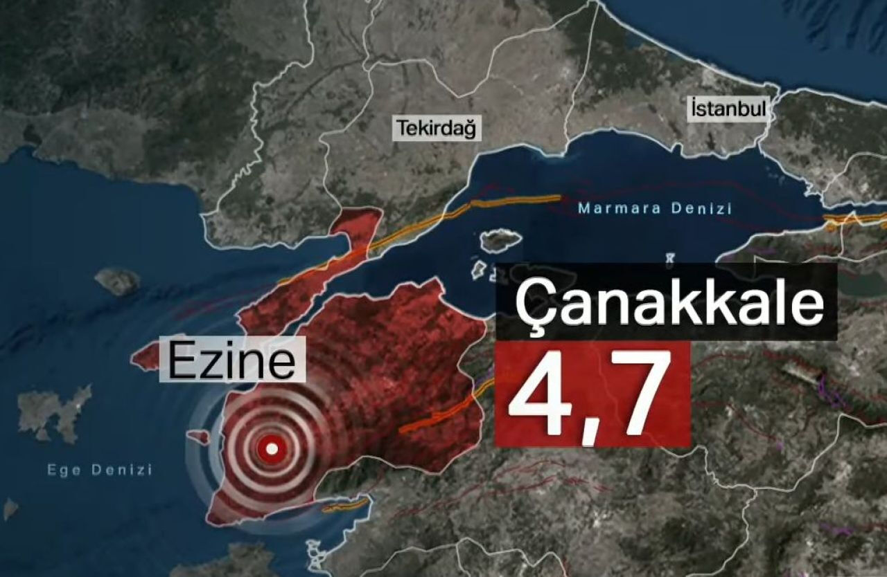 Çanakkale'de 4,7 büyüklüğünde deprem! AFAD ve Kandilli duyurdu - 4. Resim