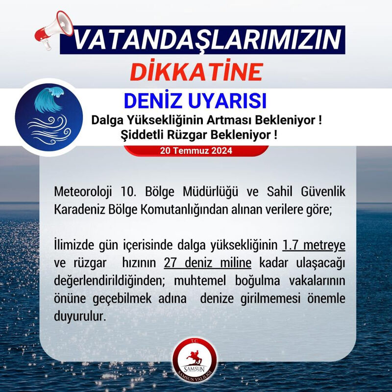 Dalga yüksekliği 2 metreye ulaştı! Valilikten ‘denize girmeyin’ uyarısı yapıldı - 2. Resim