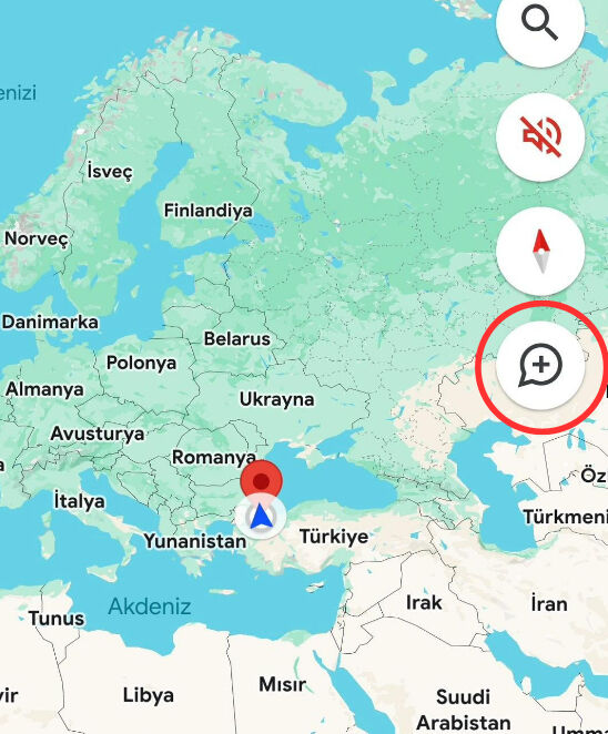 Google Haritalar radar bilgisi artı işaretinden aktif ediliyor - 1. Resim