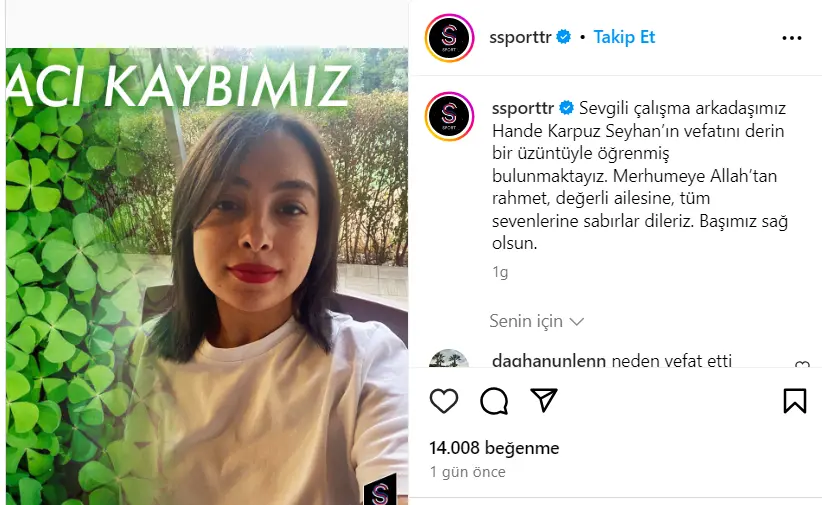 Hande Karpuz Seyhan kimdir, neden öldü? Hande Karpuz Seyhan vefat instagram hamile miydi