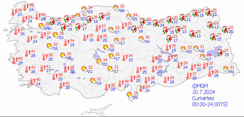 Meteoroloji'den hafta sonu uyarısı! 10 kent için 'sarı kod' verildi - 1. Resim