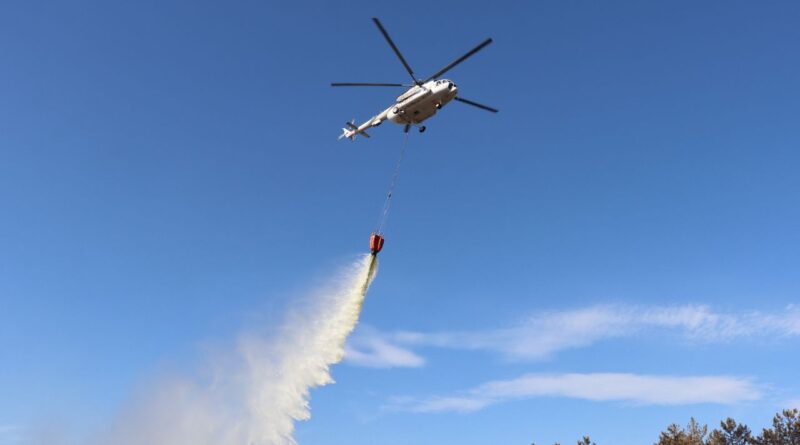 OGM'den, kiralama ücreti ödenmediği için helikopterlerin yangına müdahale etmediği iddialarına yalanlama 6