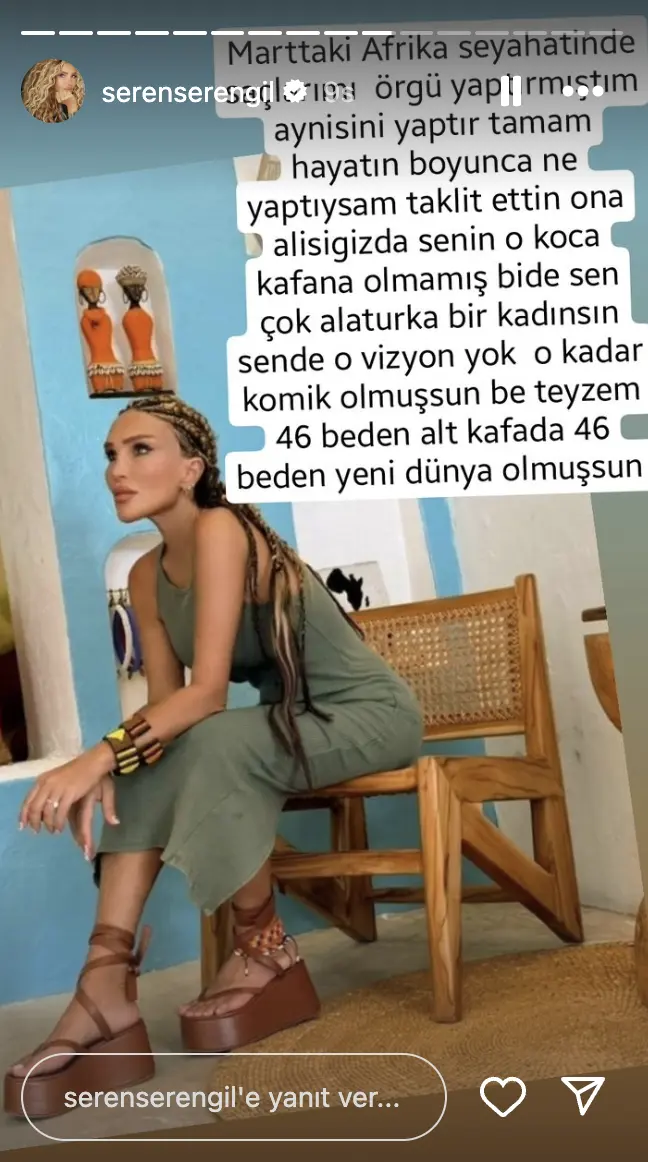 Seren Serengil Gülben Ergen kavgası nedir