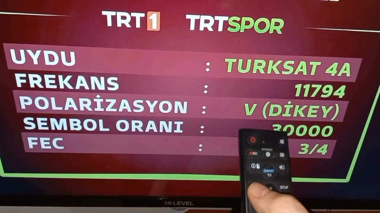 Trt 1 Frekans ayarları nasıl yapılır