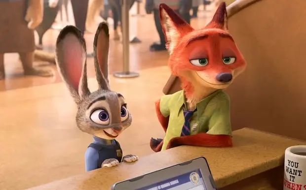 Zootopia karakterlerinin isimleri ne