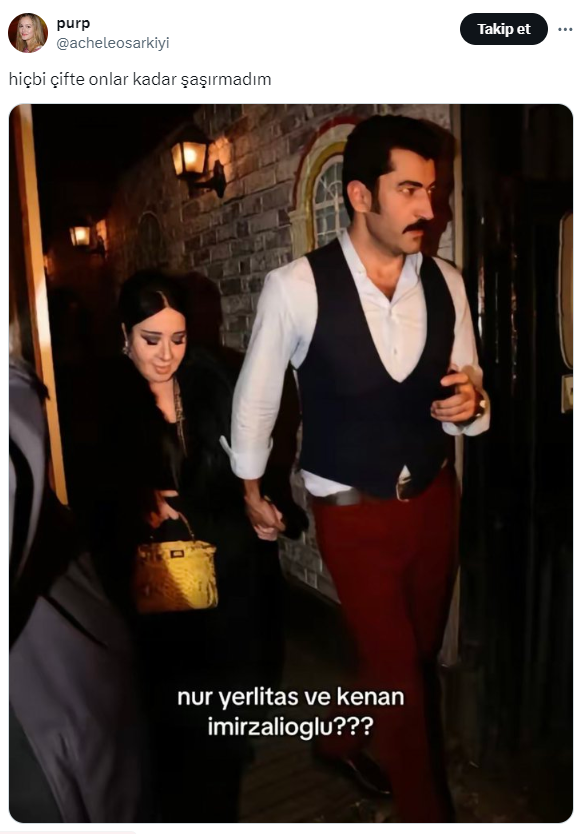 Kenan İmirzalıoğlu Nur Yerlitaş çifti