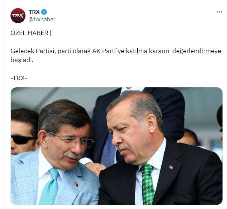 Gelecek Partisi AK Parti'ye mi geçiyor