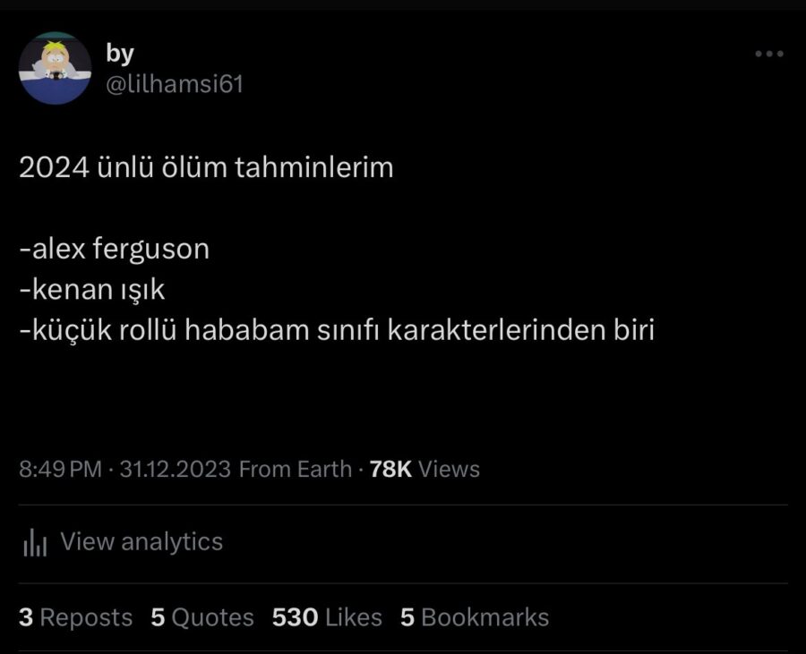 X kullanıcısının 2024 ünlü ölüm tahminlerinden 3'ünden 2'si tuttu, Alex Ferguson kaldı 2