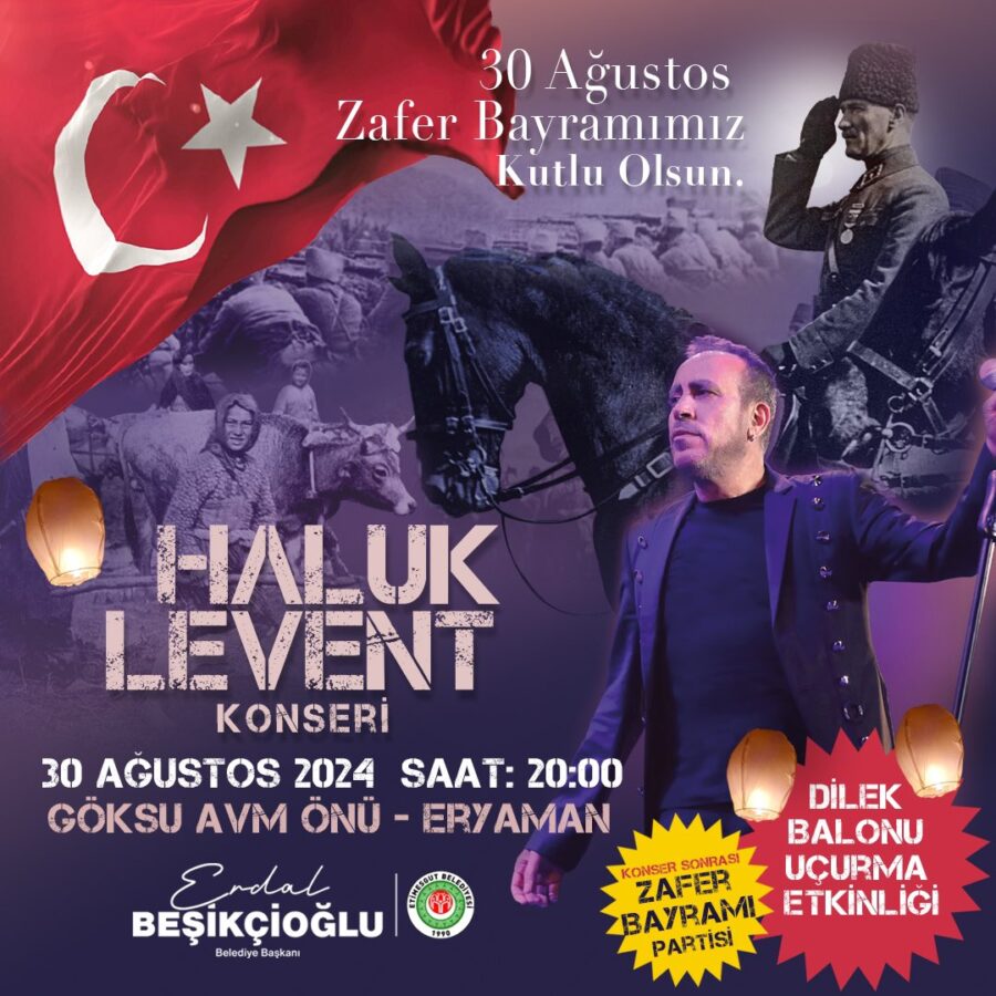 ankara ücretsiz konser 2024 haluk levent eryaman belediyesi 