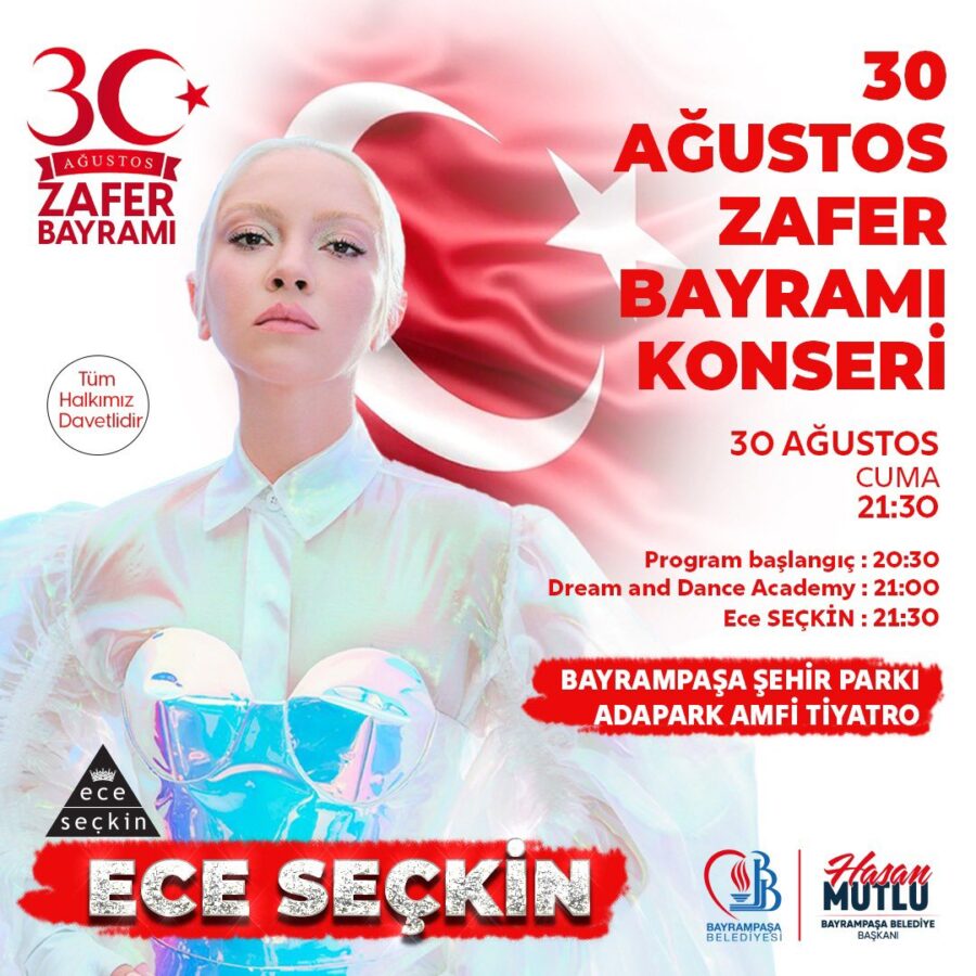 30 ağustos ücretsiz konserler istanbul bayrambaşa eminönü maltepe beylikdüzü