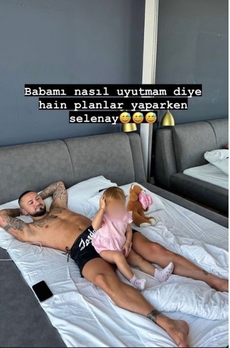 Gökhan Çıra çocuklu paylaşım