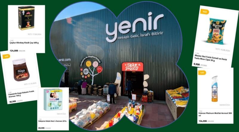 yenir market nerede İstanbull izmir şubeleri nerelerde var