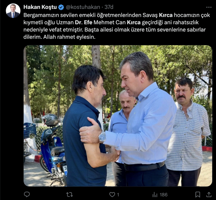 Acil Tıp Uzmanı Dr. Efe Mehmet Can Kırca