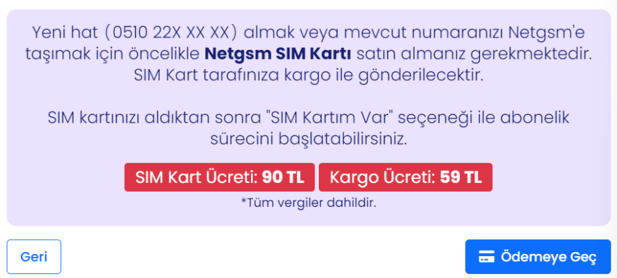 Net GSM paketleri ne kadar