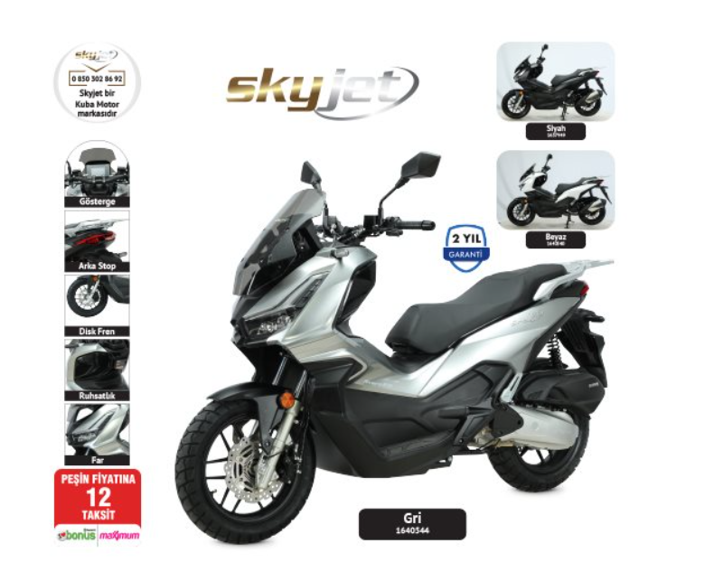 BİM Skyjet Rivero 125 CC Motosiklet ne kadar 