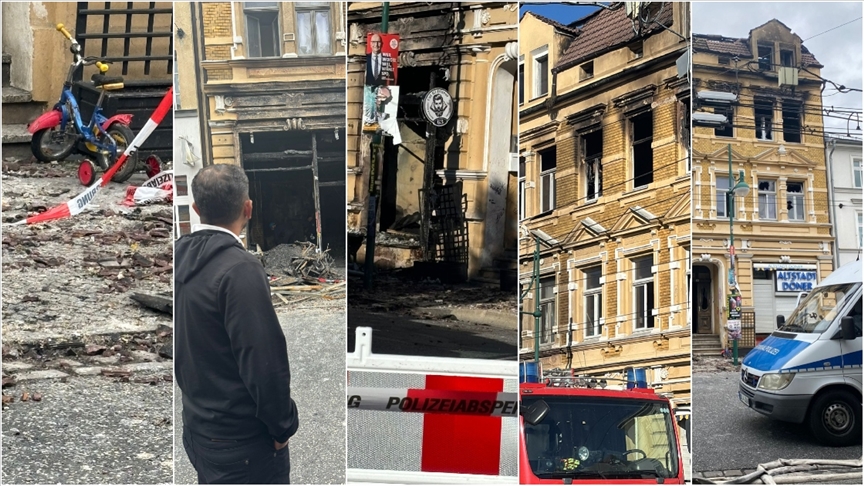 Eberswalde yangın Türk aileyi böldü! Eyüp Çoban yetkililere seslendi