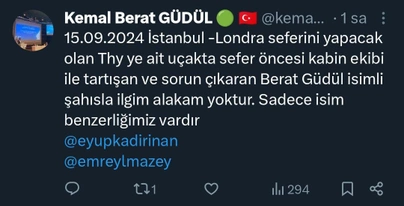 Uçakta olay çıkaran Berat Güdül son durum