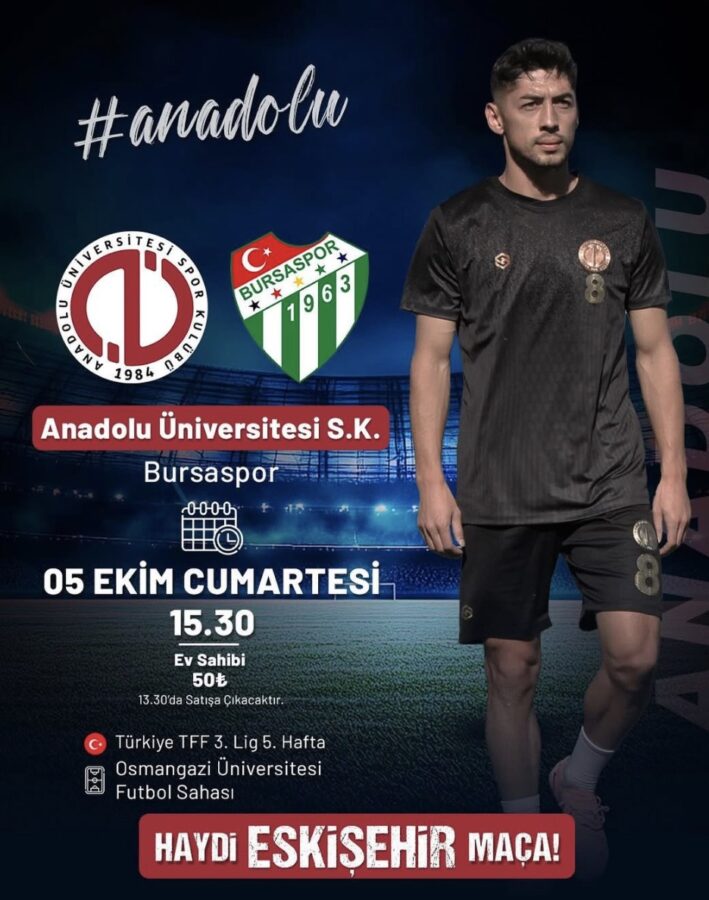 anadolu Üniversitesi sk bursaspor maçı hangi kanalda