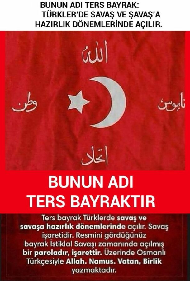 askeriyede ters bayrak nedir