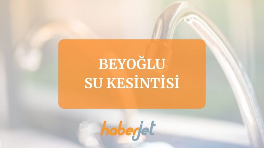 Beyoğlu su kesintisi 