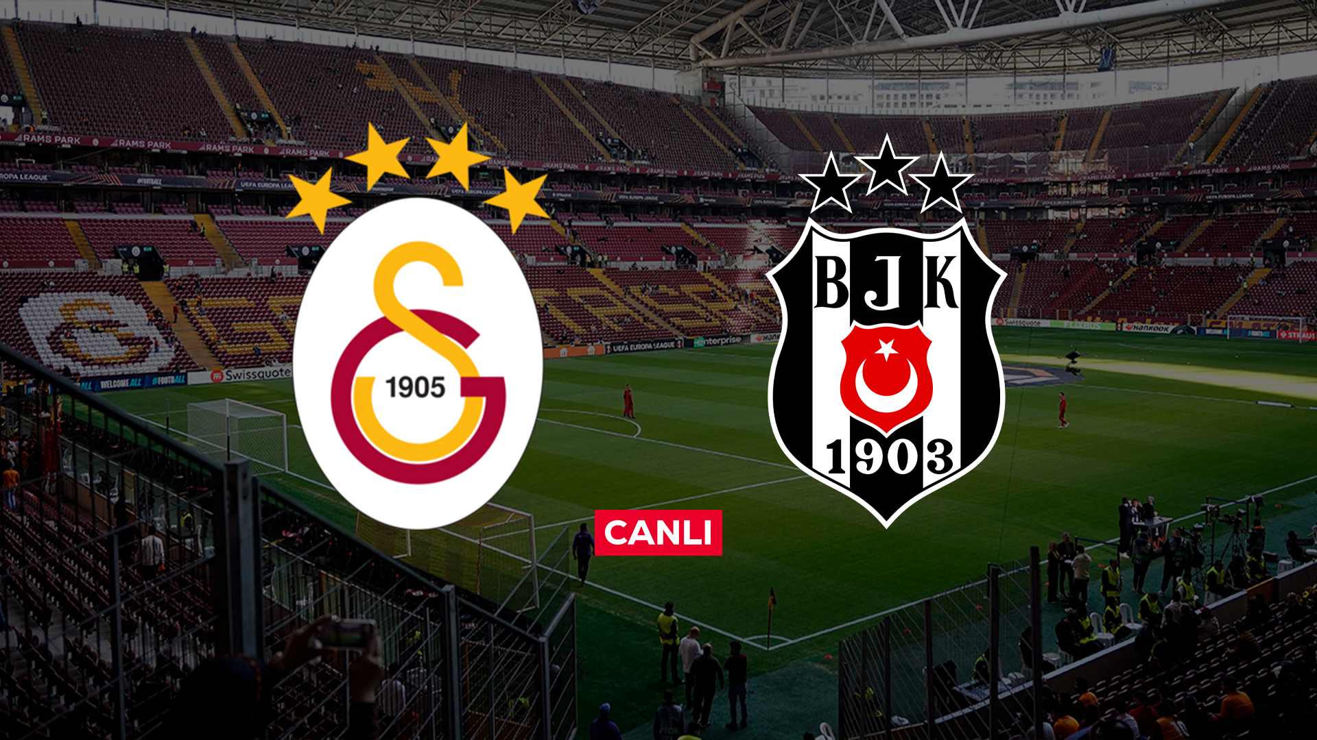 Galatasaray Beşiktaş canlı şifresiz yayınlanıyor