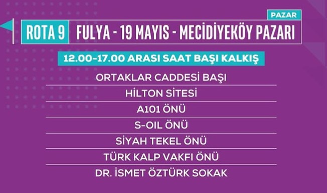 şişli fulya ring saatleri 2024 2025